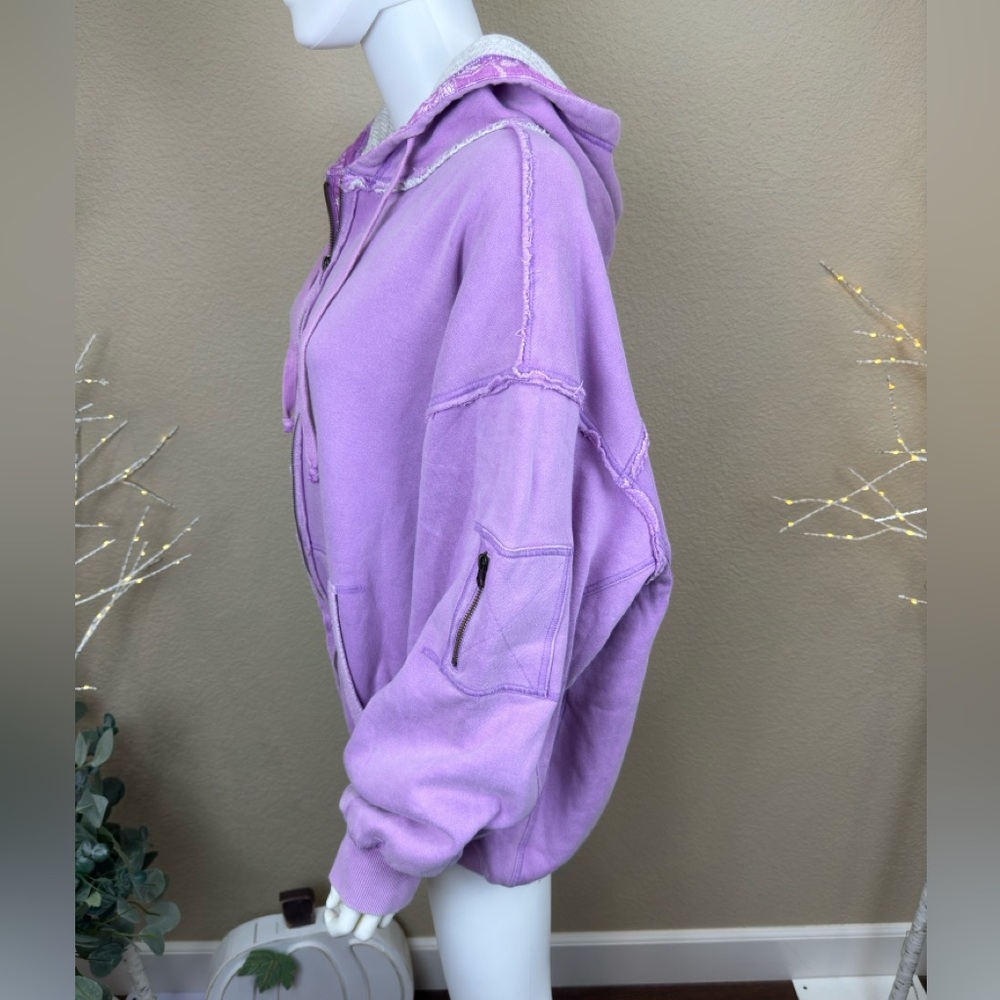 NWT $148 We The Free People By Your Side Hoodie Zip Up - Picture 6 of 14